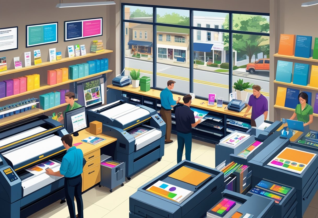 Local Commercial Print Shops for Reliable Printing Services