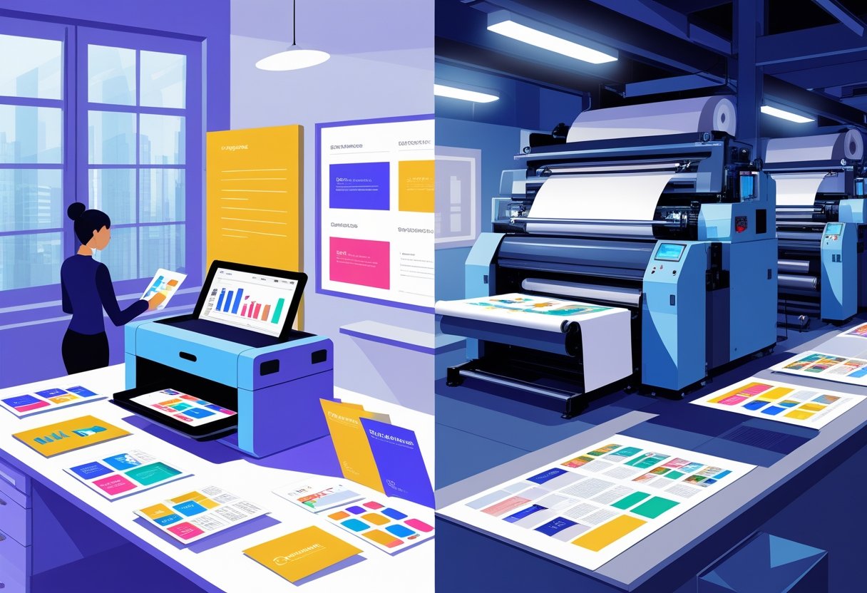 Commercial vs Industrial Printing: Understanding Key Differences and Applications