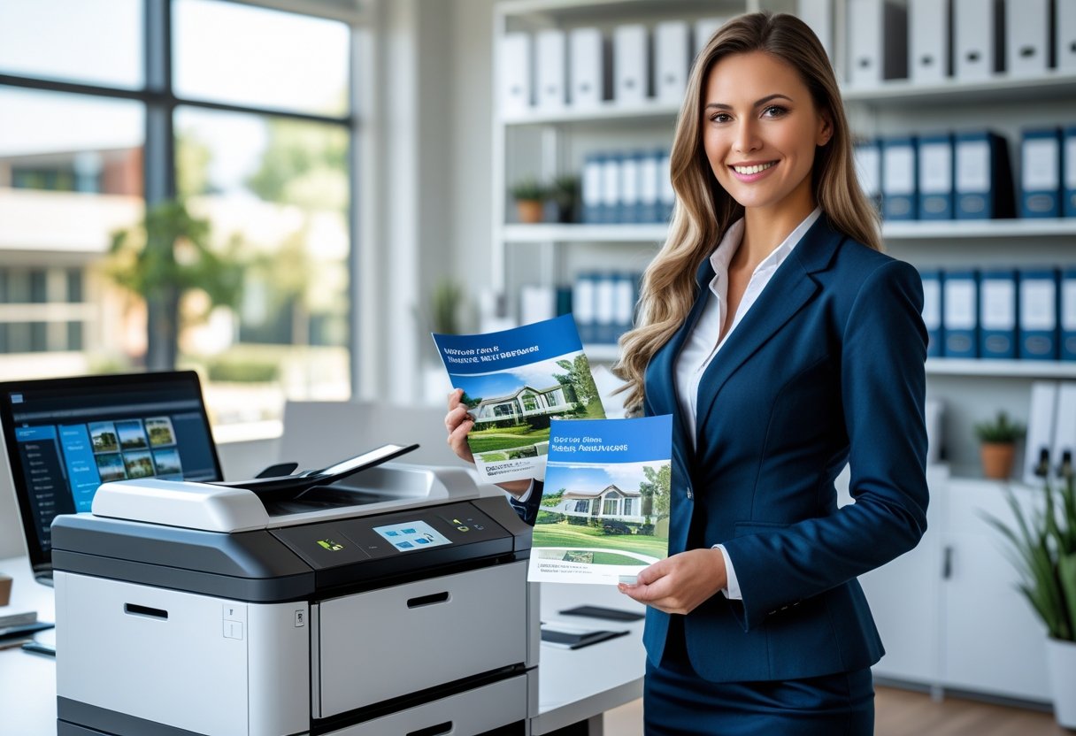 Printing Options For Real Estate Agents: Maximizing Marketing Impact